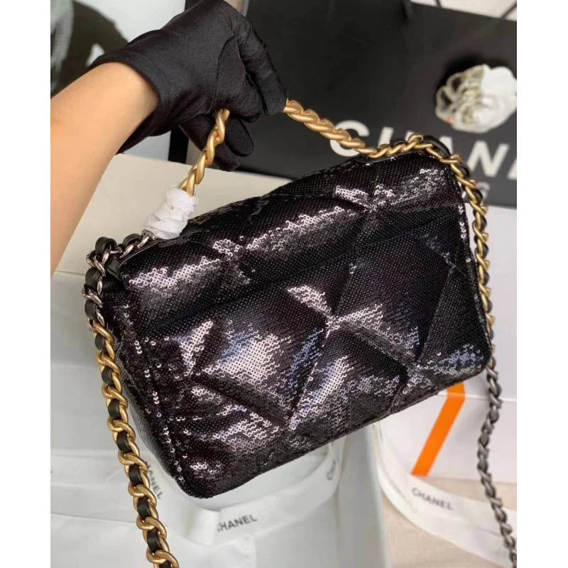 Tweed Flap Bag Q6382
