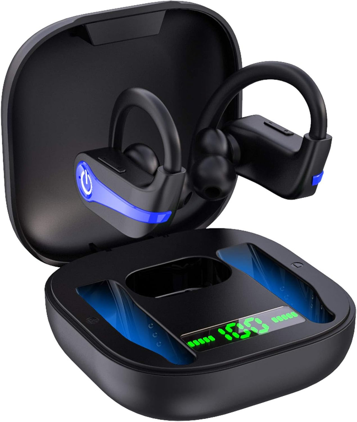 Wireless Earbuds Bluetooth 5.1 Noise Cancelling IP7 Waterproof 40H Playtime Pack of 2 L411951