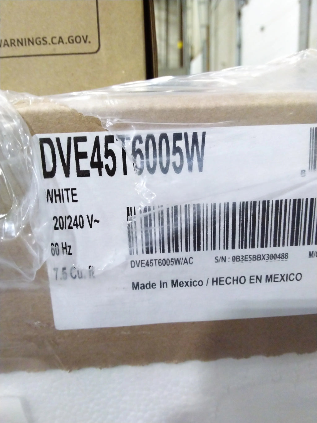 White Front-Load Washer & Electric Dryer X34834