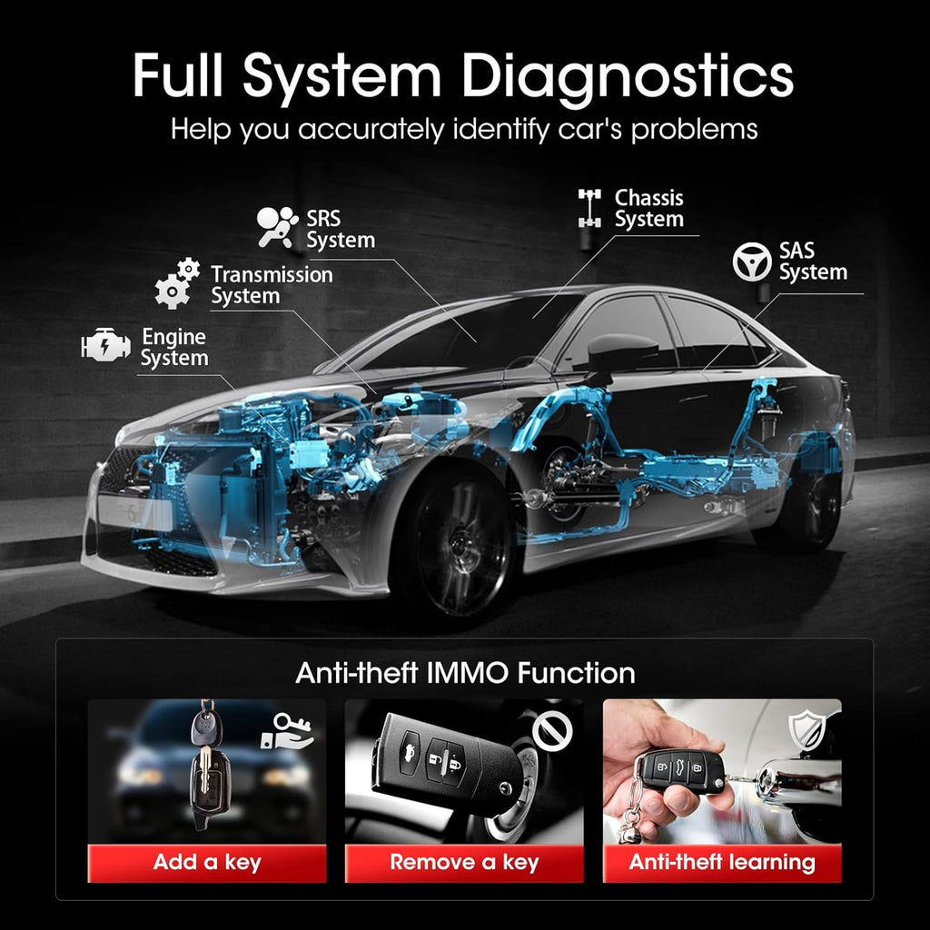 Bidirectional Full System Automotive Diagnostic Scanner G709469