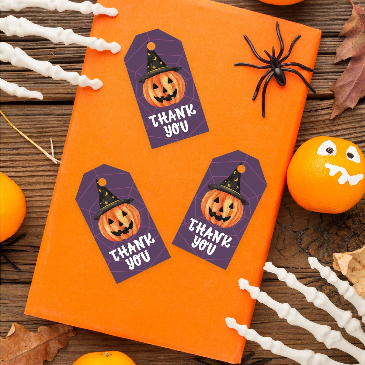 100-Pk Halloween Gift Tags With String Z94782