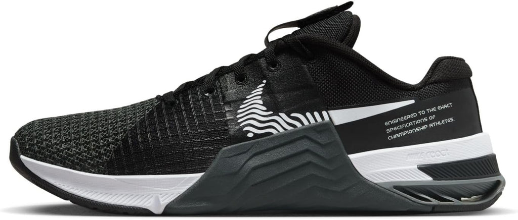 Black Dark Smoke Grey White Men Training Shoe V180