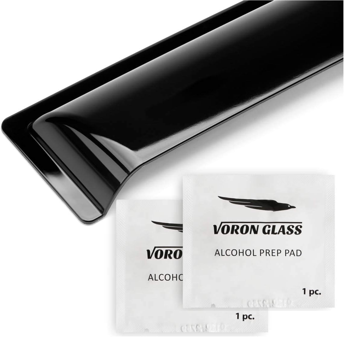 Glass Tape-on Rain Guards for Trucks, 4 Pieces O1812