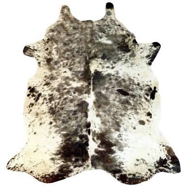 Extra Large Black White Gray Cowhide P5744
