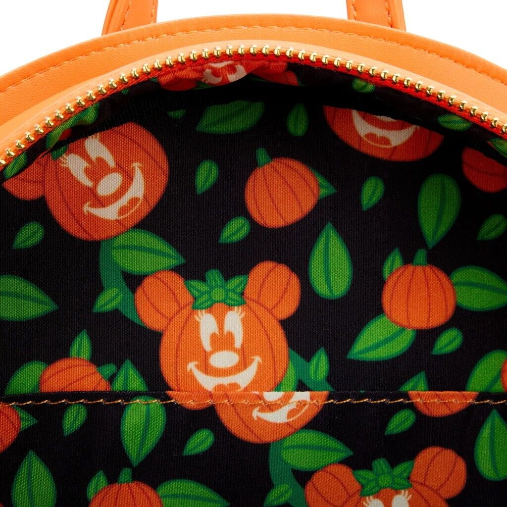 Disney Minnie Pumpkin Double Strap Shoulder Bag Purse F19508