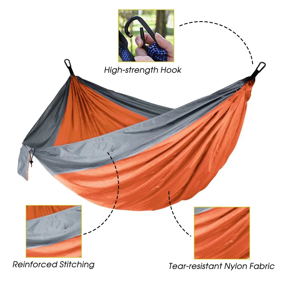 Double Camping Hammock for 2 Persons Portable V2456