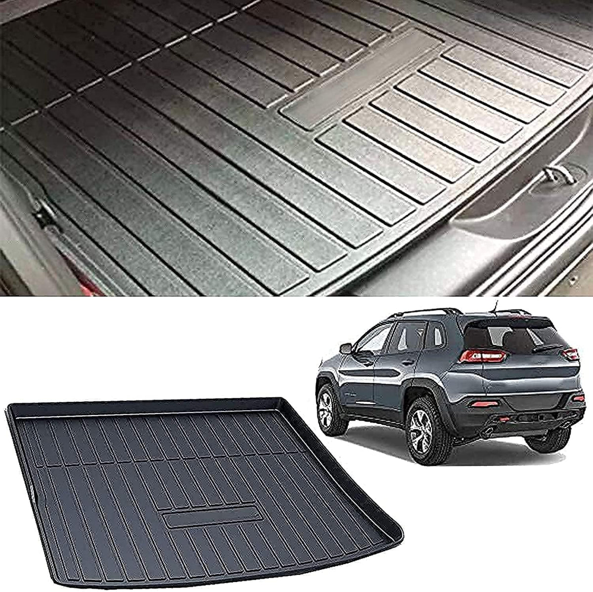 Cargo Mat Cargo Tray Cargo Liner Trunk Cover Floor Mat for Jeep Cherokee 2014-2018 U552