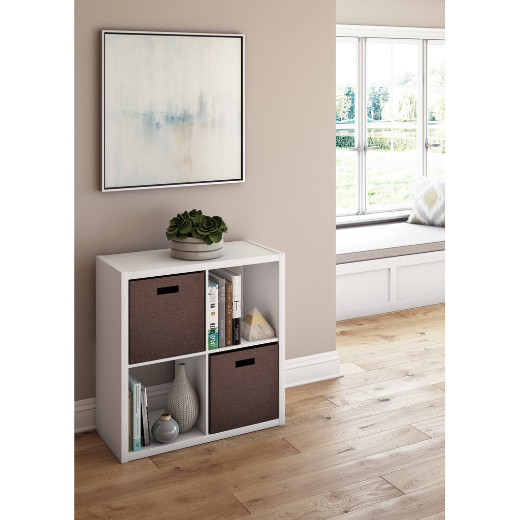 Bleached Brown Cube Bookcase R359018