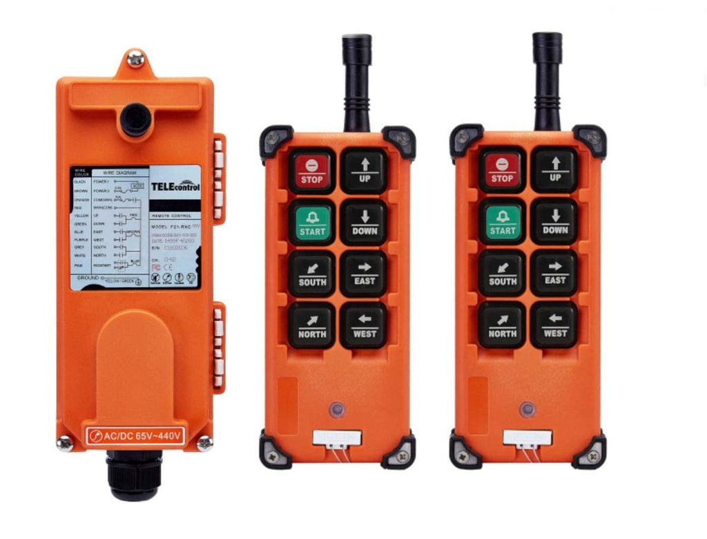 Wireless Remote Control Transmitter & Receiver for Hoist Crane D7209