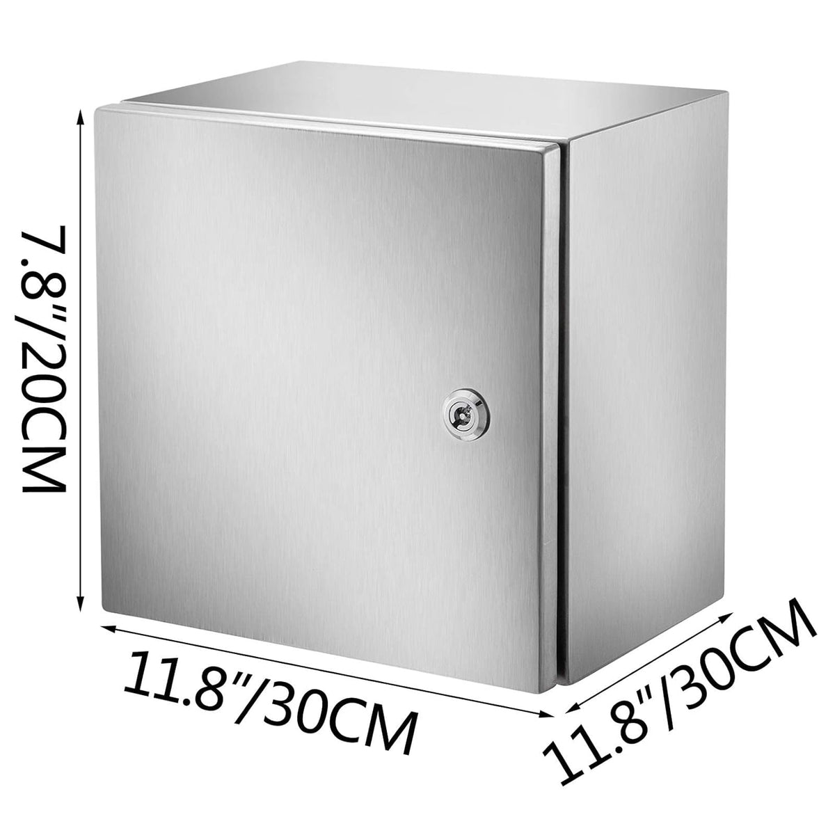 12 x 12 x 8'' NEMA 4X Steel Electrical Box with Mounting Plate I3936