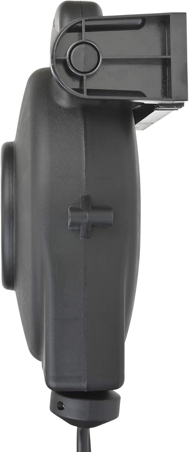 40 Ft 12/3 Retractable Extension Cord Reel with 3 Electrical Outlets P248556