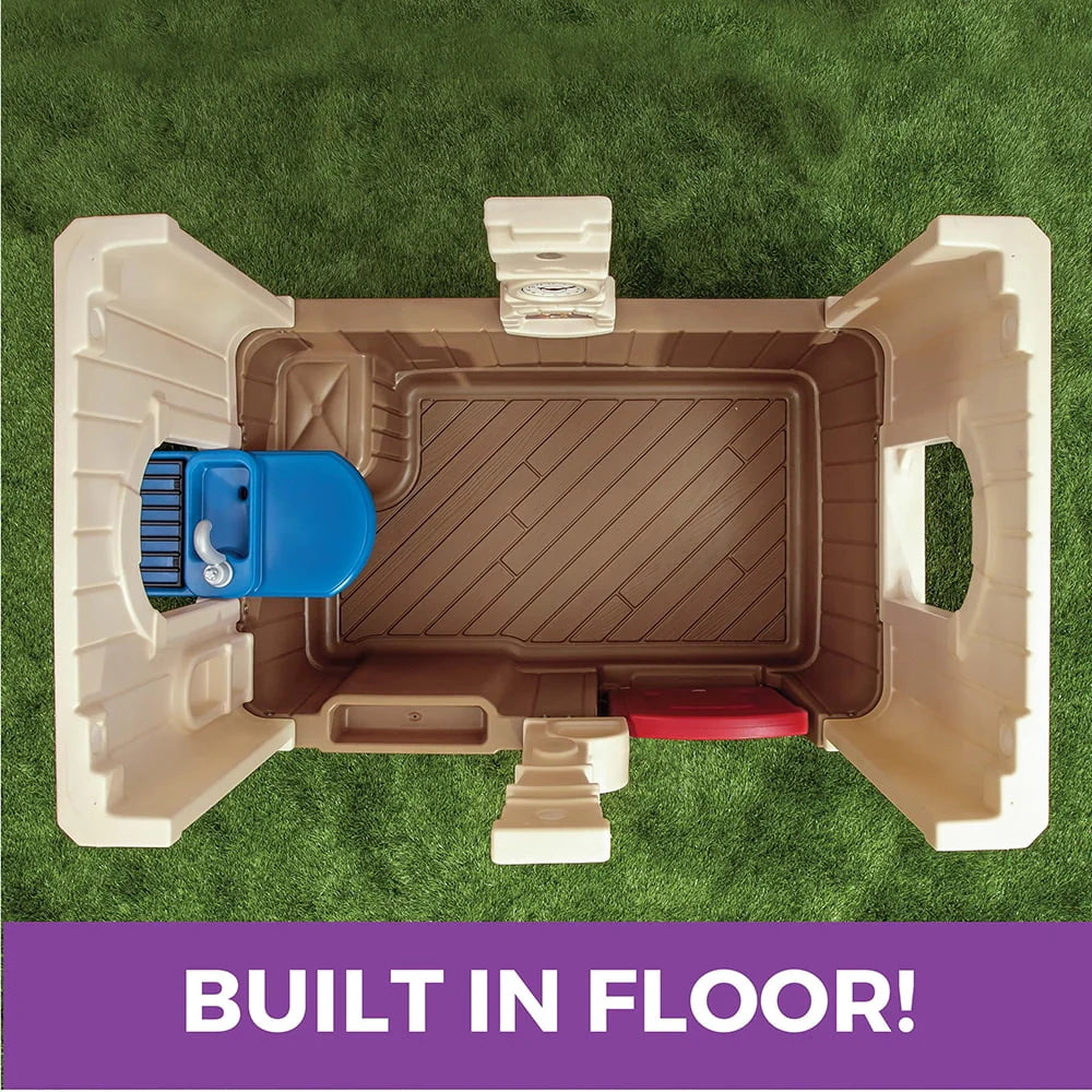Brown Plastic Playhouse J6051