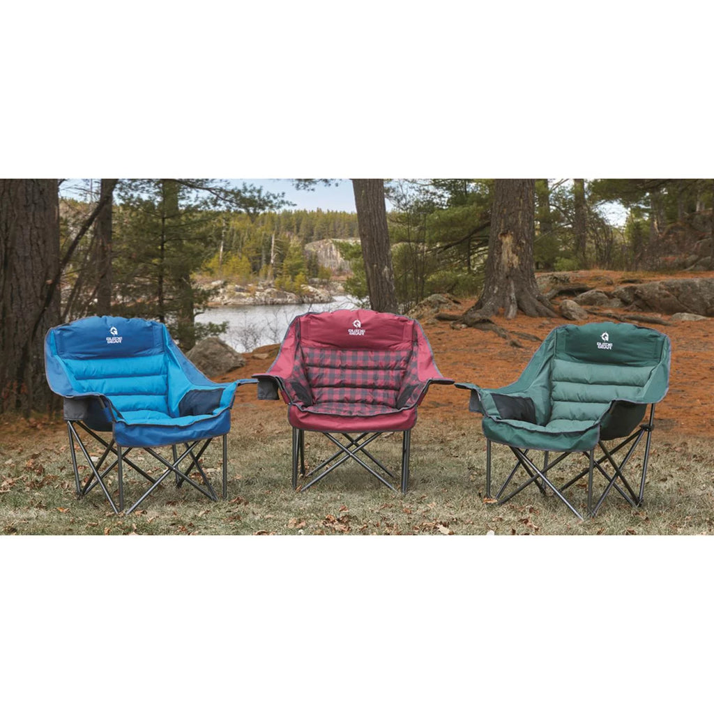 Oversized XL Padded Camping Chair with Cup Holder F27579