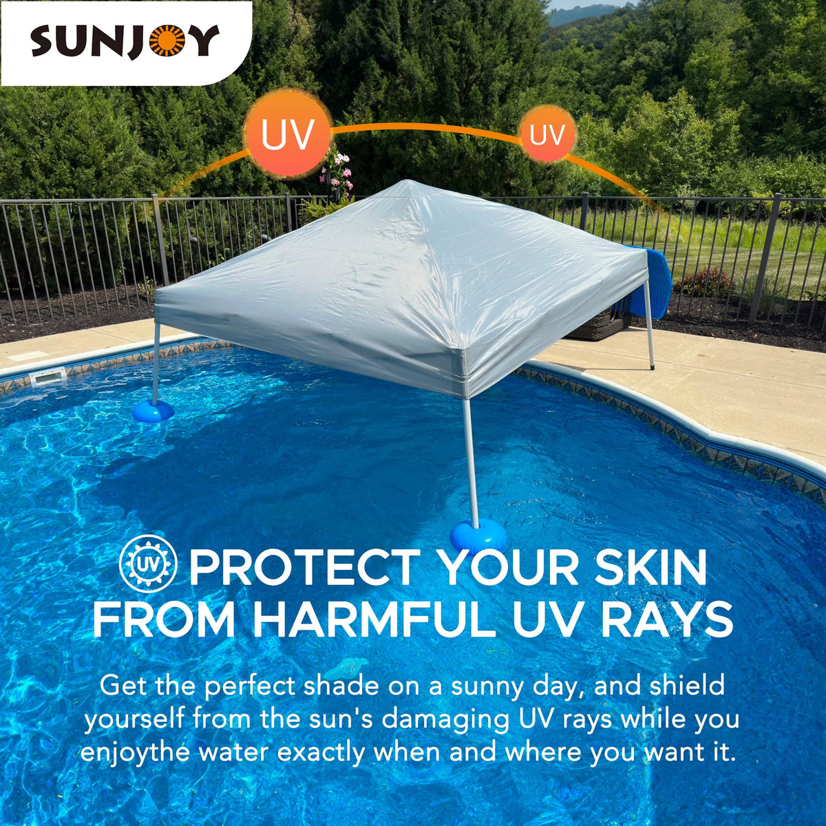 10' × 10' Grey Fabric Pop Up Gazebo Z92595