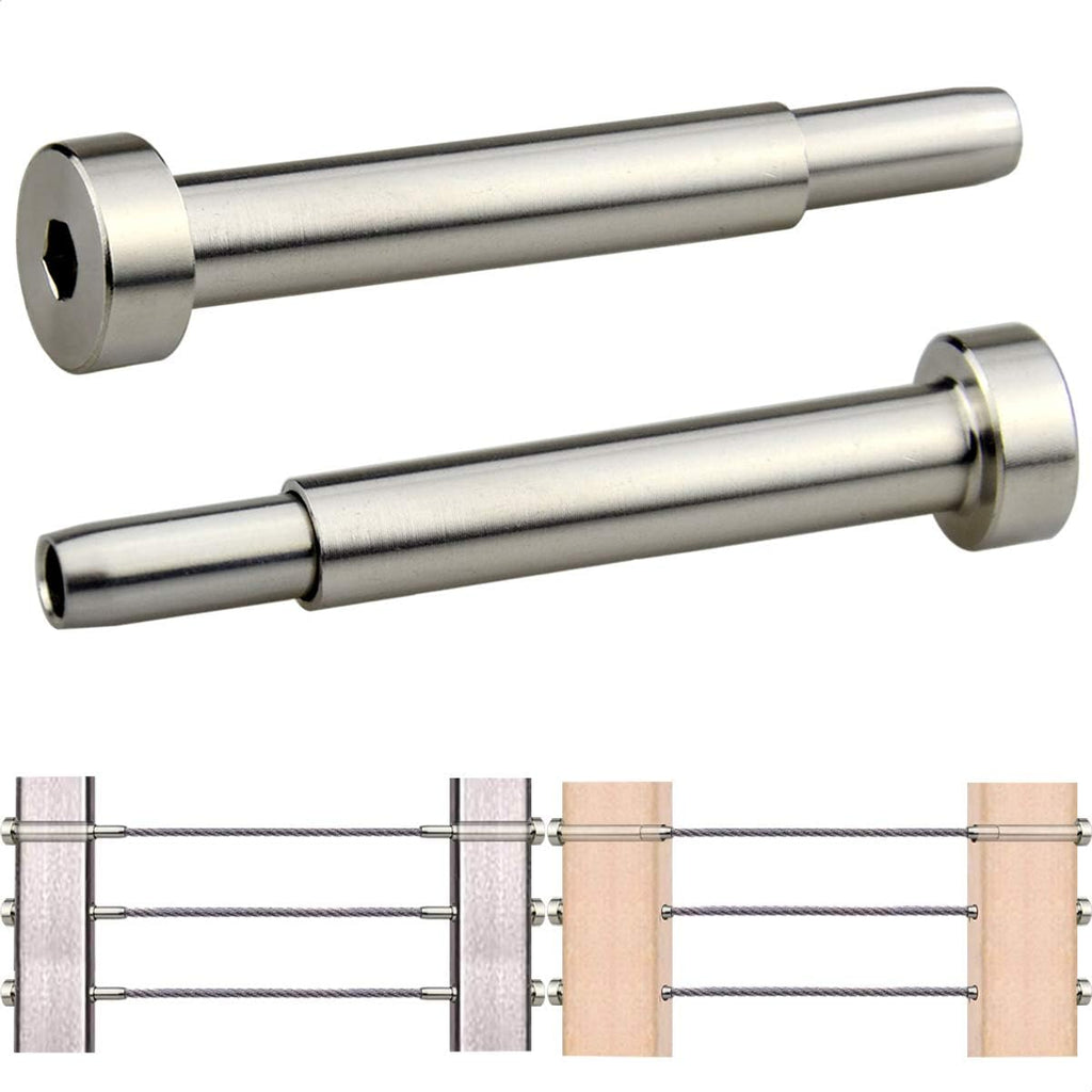 20 Pcs 3/16 Invisible Turnbuckle Kit, T316 Stainless Steel Cable Railing Hardware Kit D198387