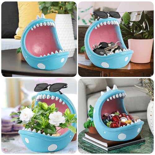 Large Candy Bowl Decorative Bowl Home Decorations Indoor Big Mouth Plant Green Extra Large P967