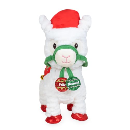 Animated Christmas Walking Musical Plush Llama Toy G982523