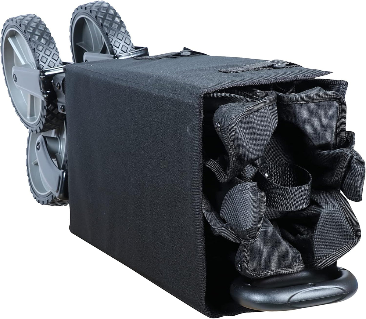 Black Folding Collapsible Camp Wagon Cart Q699
