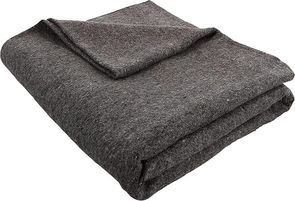 Grey 62x80 Wool Blanket D781