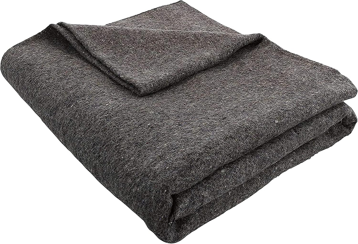 Grey 62x80 Wool Blanket D781
