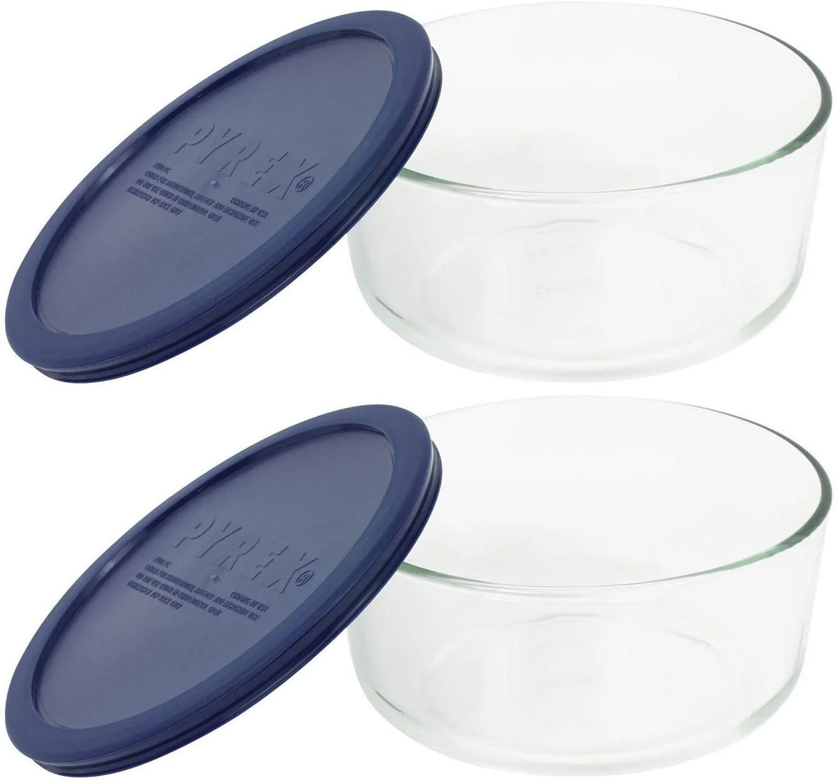 4-Cup Round Storage Dish with Cover, Pack of 2 K931