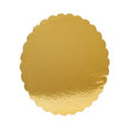 9 inch Gold Scalloped Cake Circle U918945