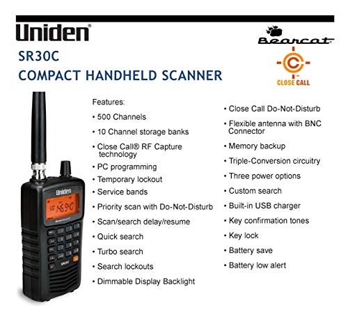 Uniden Bearcat Scanners and Alarm Clock Bundle R35897