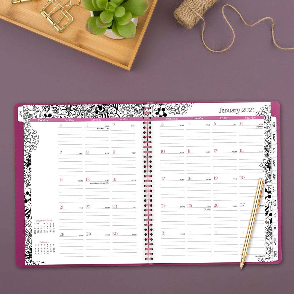 Cambridge 11 x 8.5 Weekly/Monthly Planner A3936