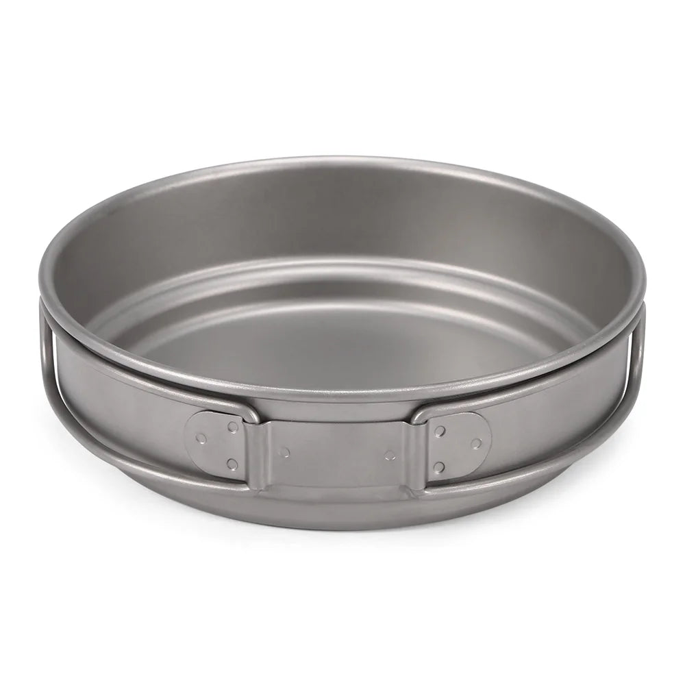 Titanium Cookware Set 1000ml 750ml Pot Pan Spoon Set I97490