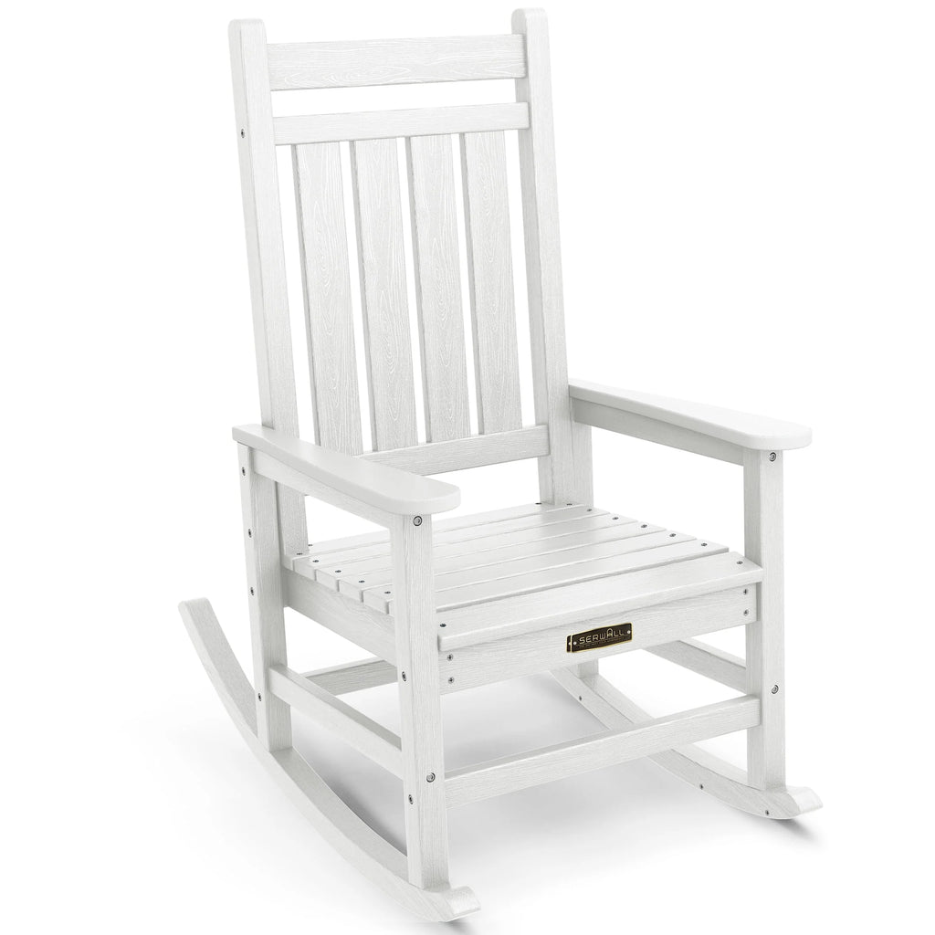 Oversized HDPE Plastic Rocking Chair A249926