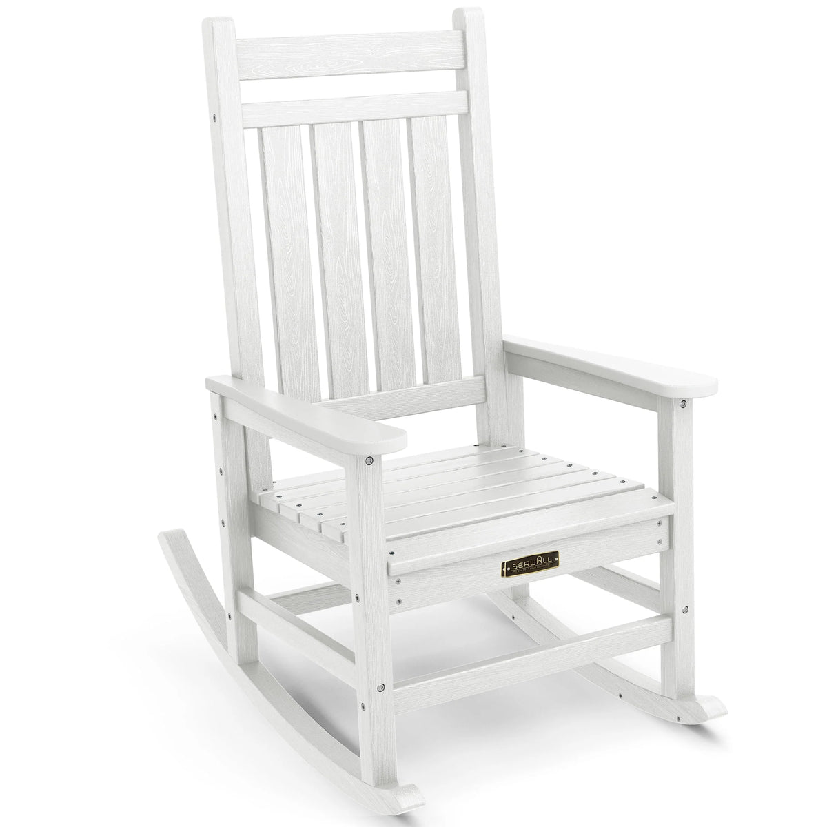 Oversized HDPE Plastic Rocking Chair A249926