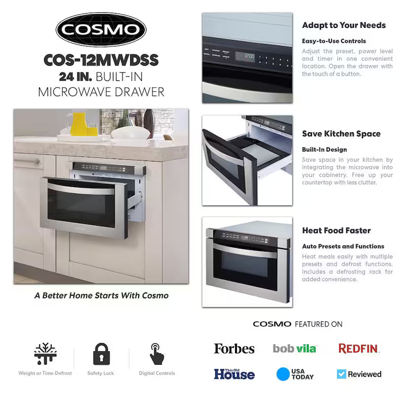 1.2 cu. ft. Stainless Steel Microwave Drawer P64205