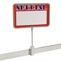 Rectangular Chrome Magnetic 7 inch x 11 inch Sign Holder 5 Pack P794741