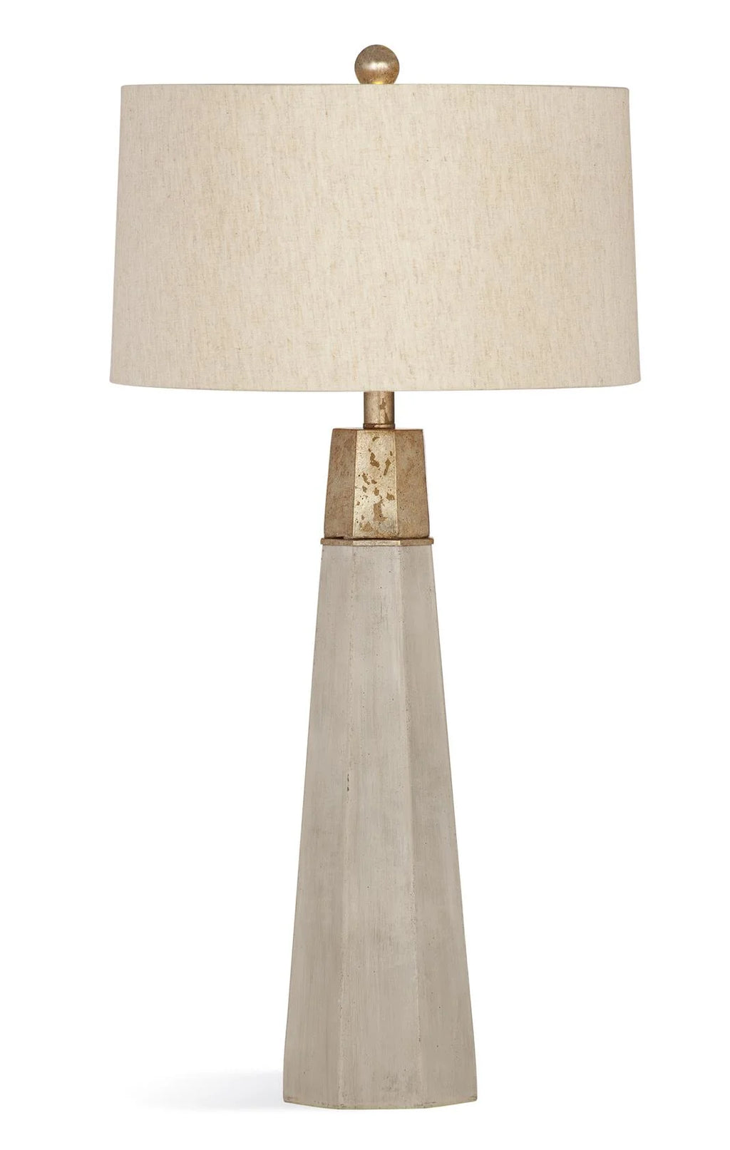 Beige Cement Stone Table Lamp I4107