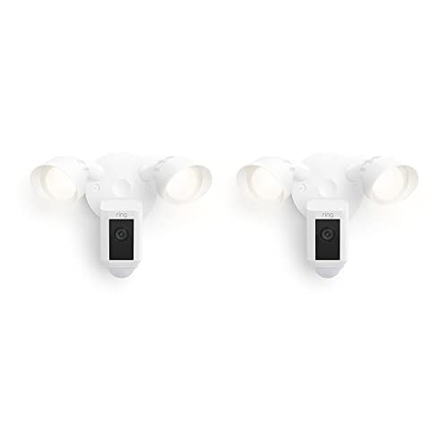 White Floodlight Cam with 1080p HD video X2366