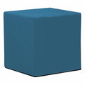 Turquoise No Tip Block Ottoman L525499