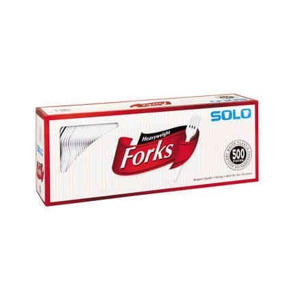White Heavy Weight Forks (500Count) D473