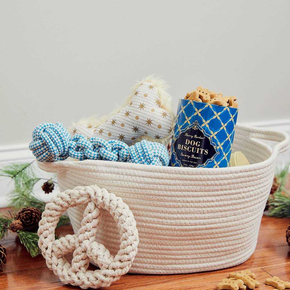 Cotton Rope Dog Toy Storage M11944