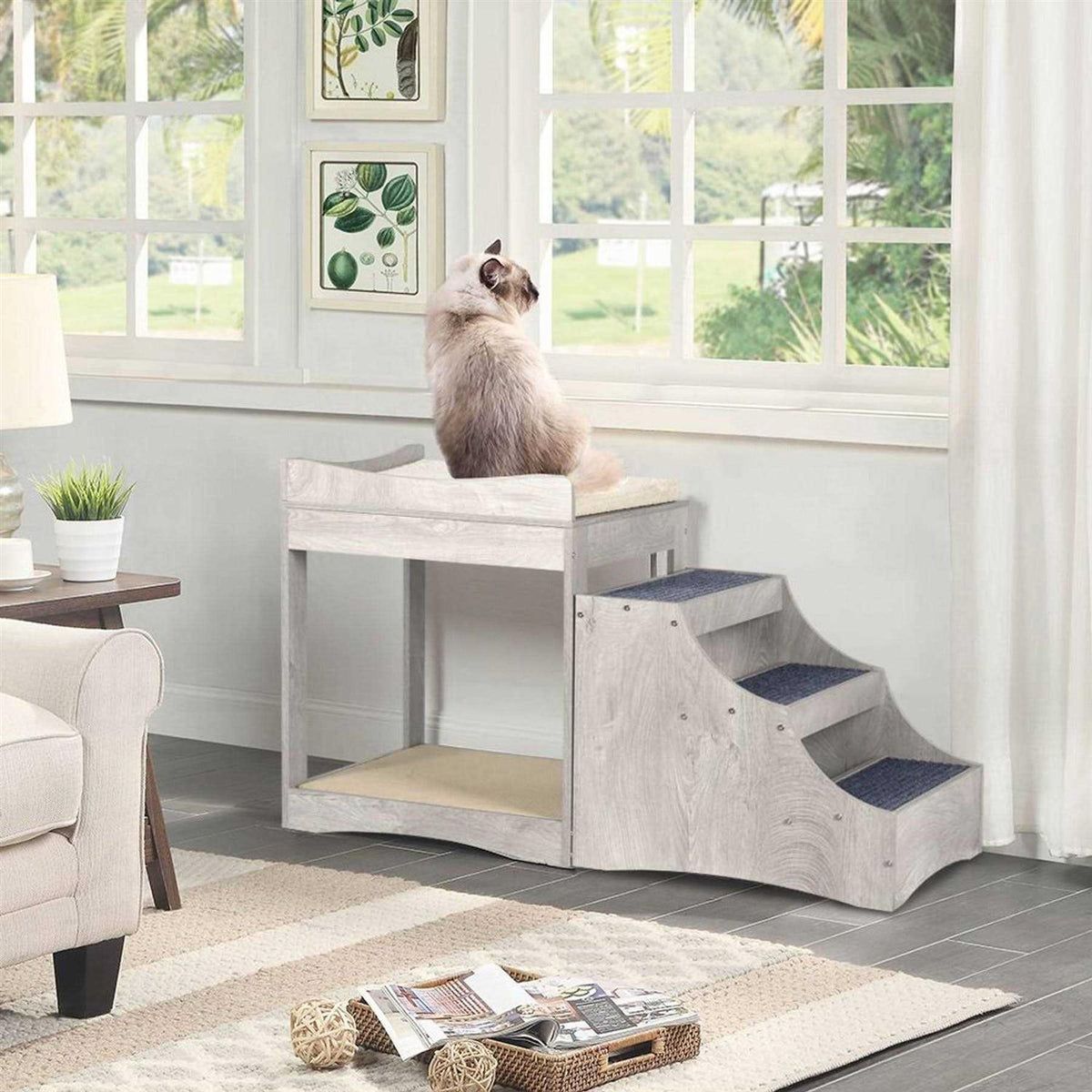 Pet Bunk Bed with Removable Step K765785