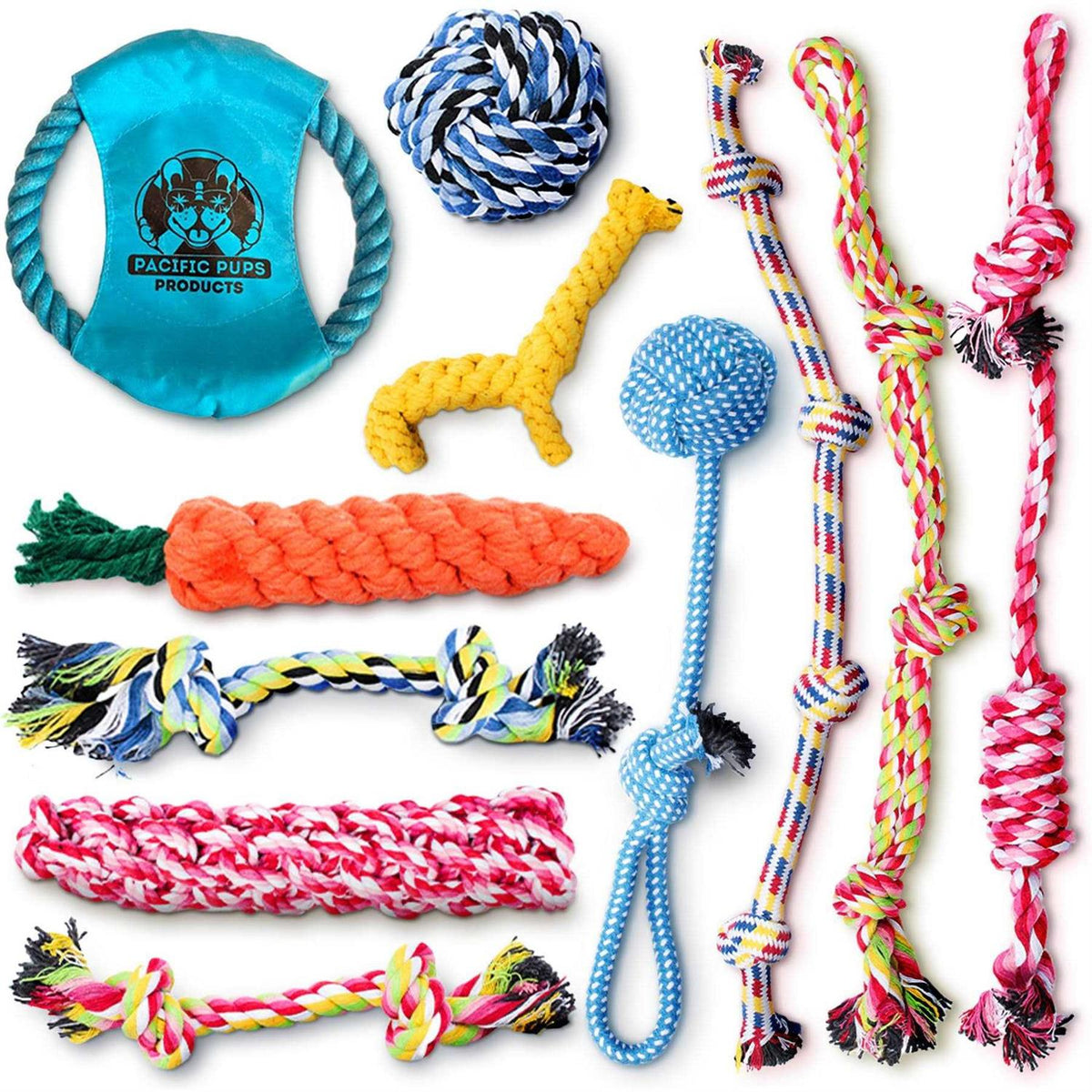 Dog Rope Toys Pack of 11 Teething Toys V48880