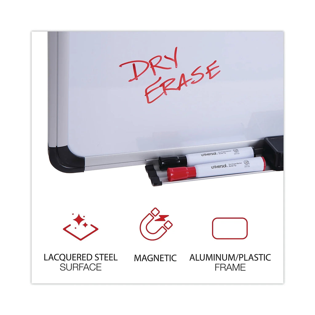 48 in. x 36 in. Lacquered Steel Magnetic Dry Erase Marker Board S71493