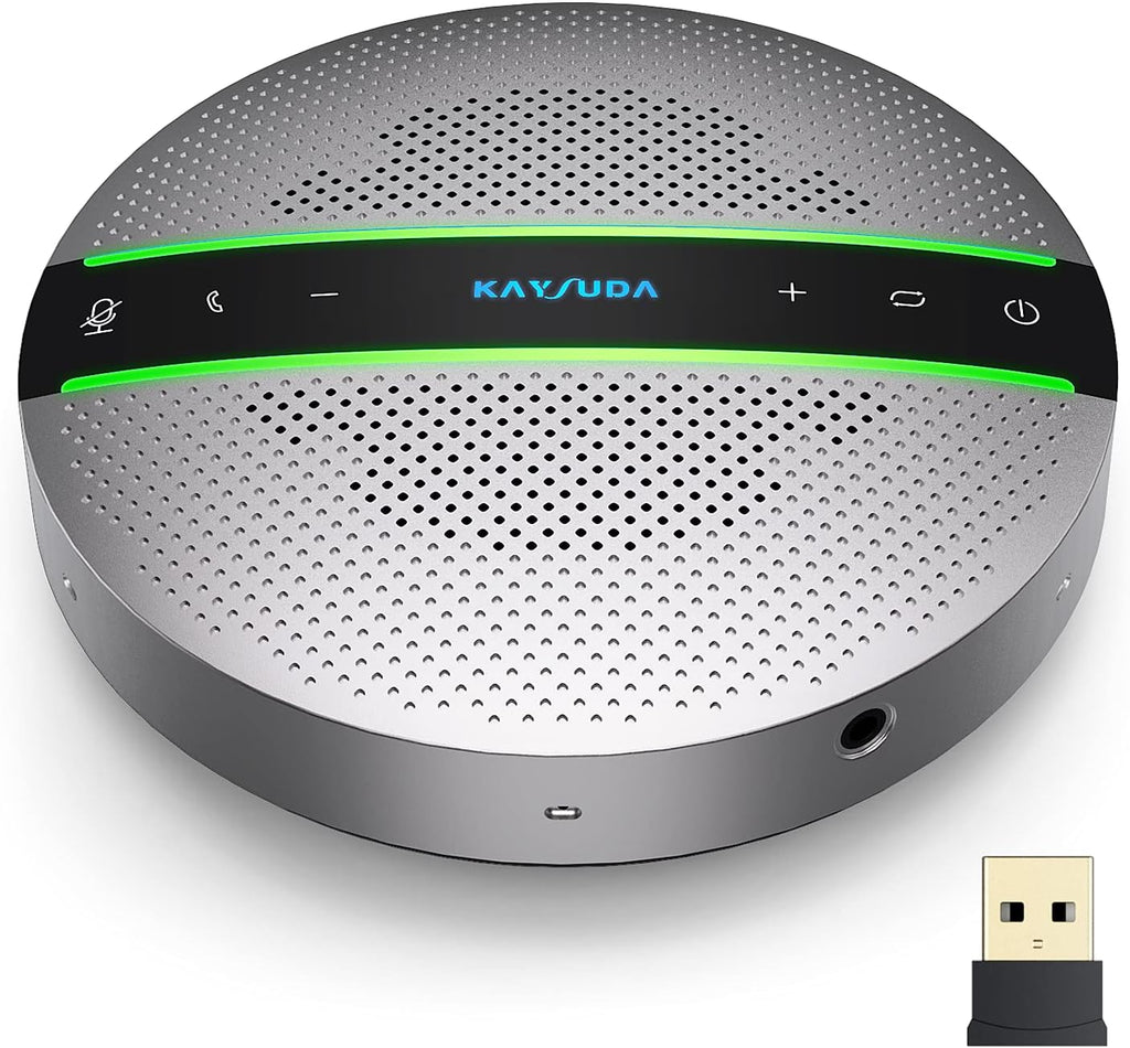 Bluetooth Speakerphone with 6 Microphones, 18H Call Time, Bluetooth 5.0 V466