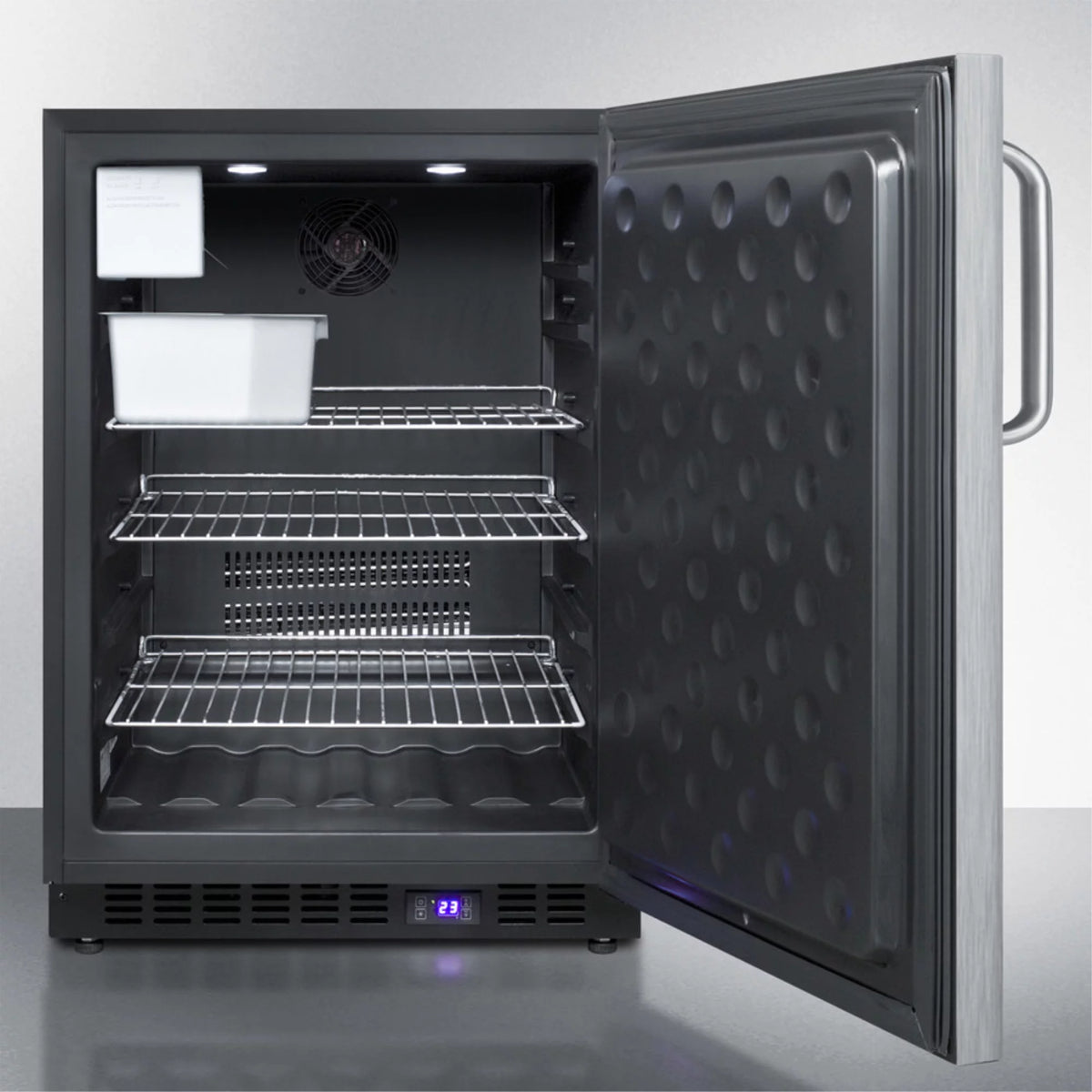 24-Inch 4.72 Cu. Ft. Compact Freezer with Ice Maker U74010