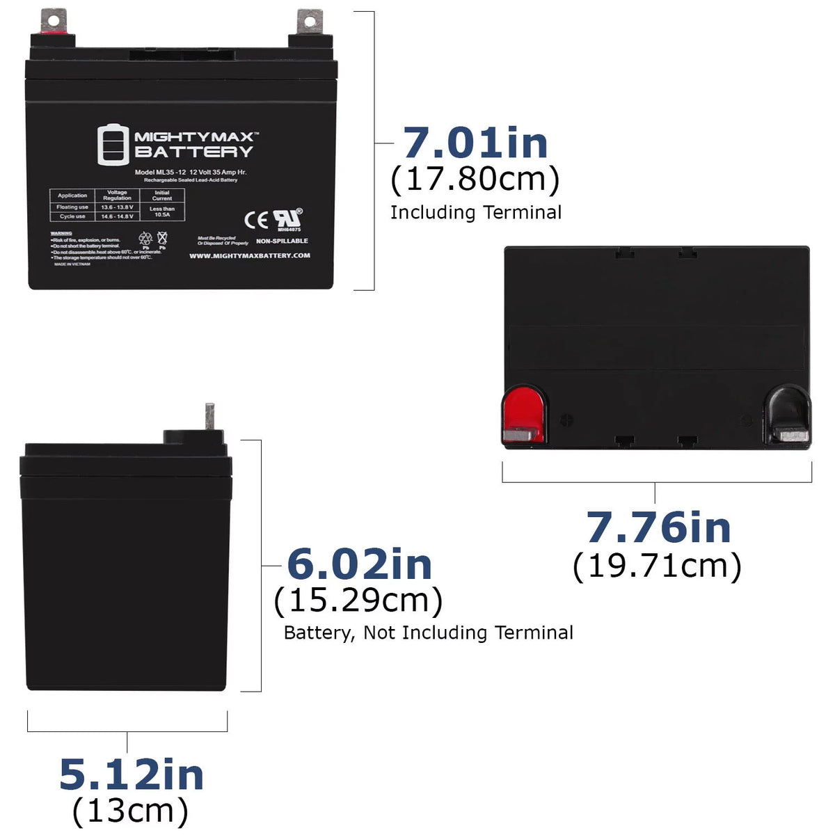 12V 35AH SLA Battery O846