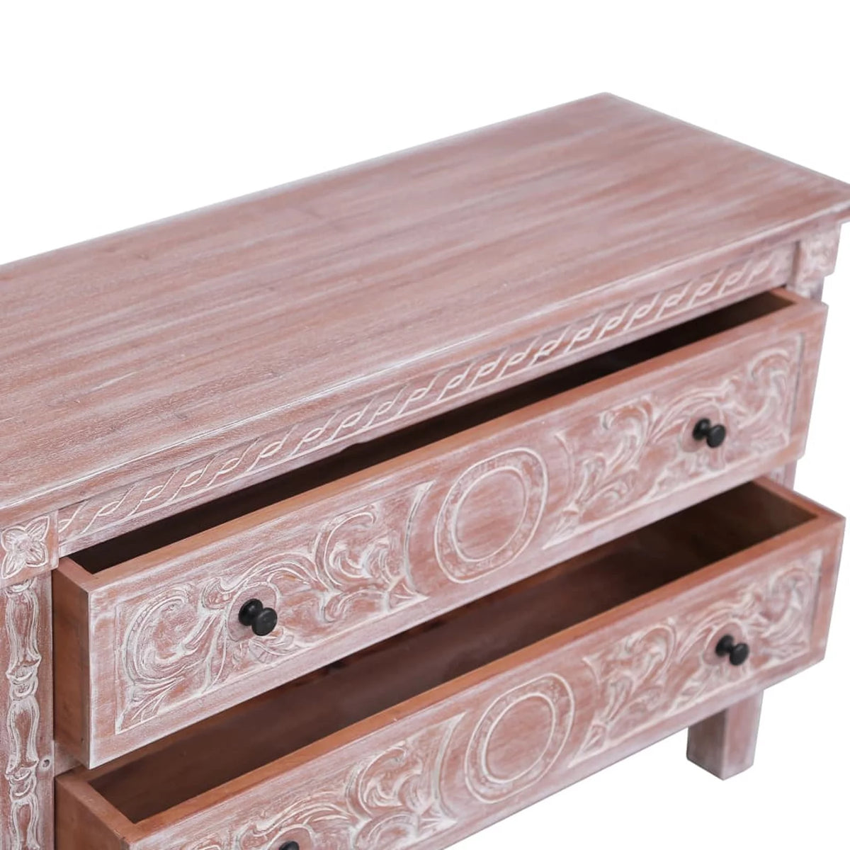 Solid Mahogany Wood Sideboard with 2 Drawers X888466