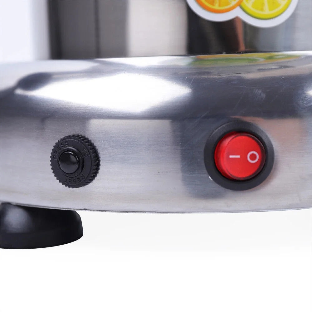Silver Stainless Steel Commercial Electric Fruit Juicer Machine 2800r/min AC110V K780762