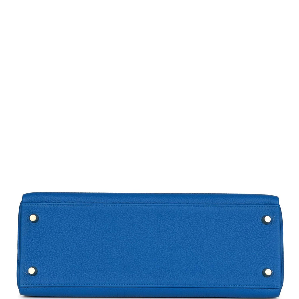 Bleu Royal Togo Leather Bag D233