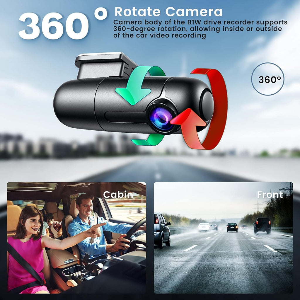 2 Pc Full HD 1080p Dash Cam with Super Capacitor Q9256