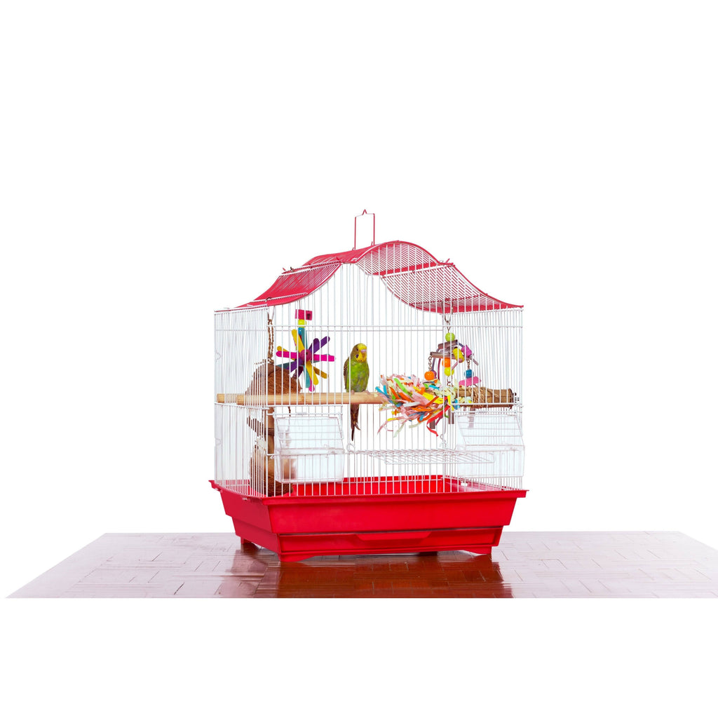 Red & White Cockatiel Cage L245