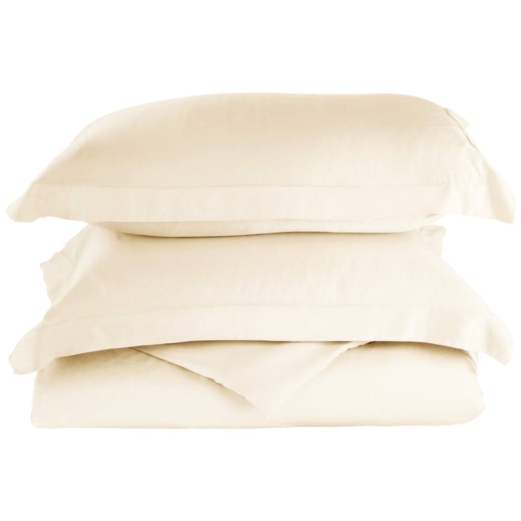 King Taupe Solid Duvet Cover Set K721007